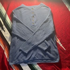 Women’s Blue Aerie Knit Sweater